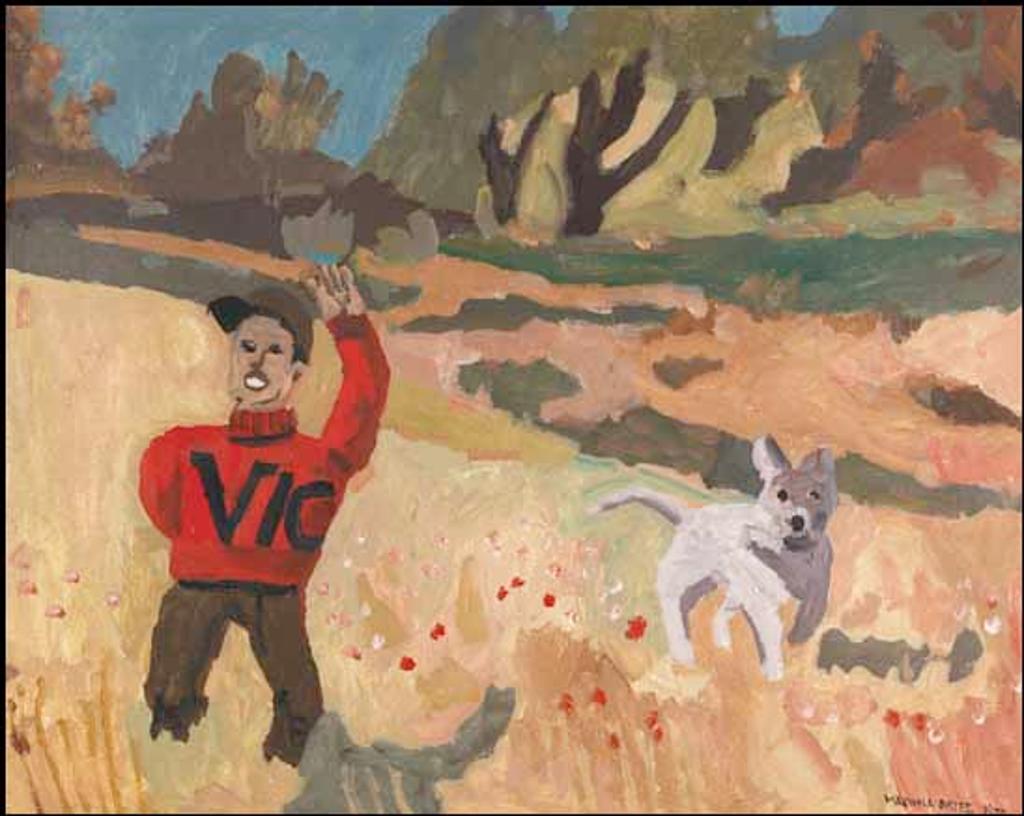 Maxwell Bennett Bates (1906-1980) - Vic and his Dog