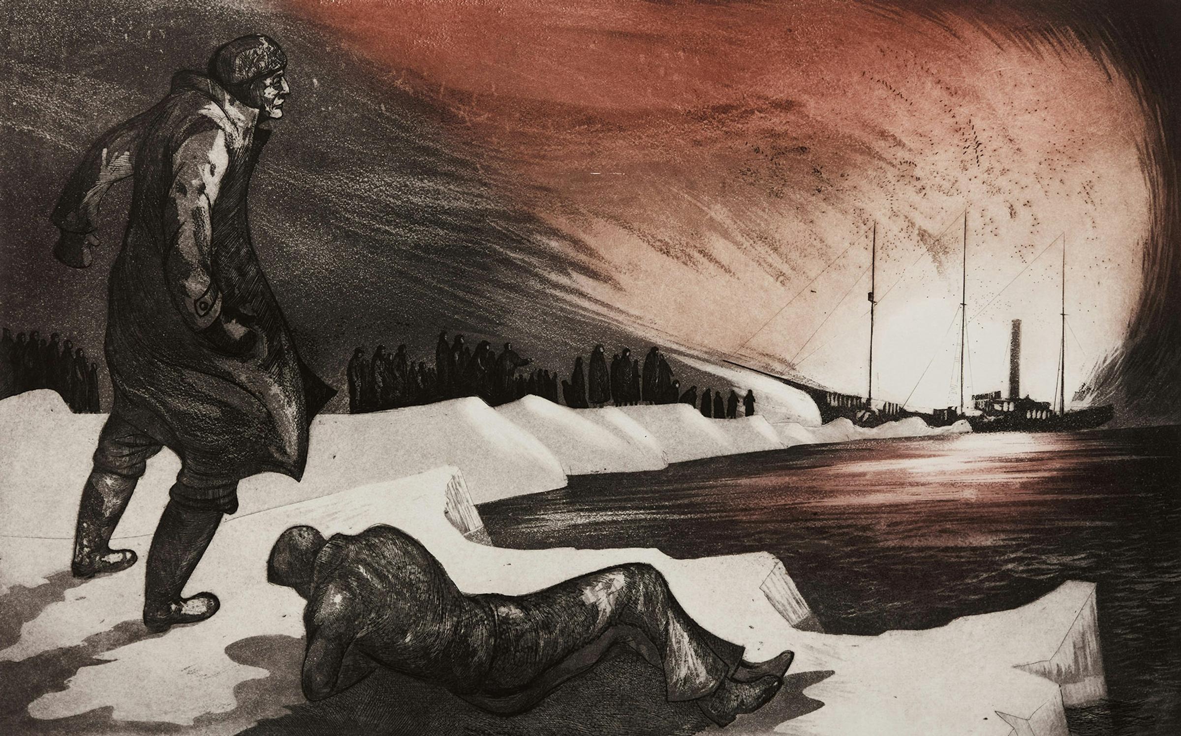 David Lloyd Blackwood (1941-2022) - Burning of the S.S. Viking