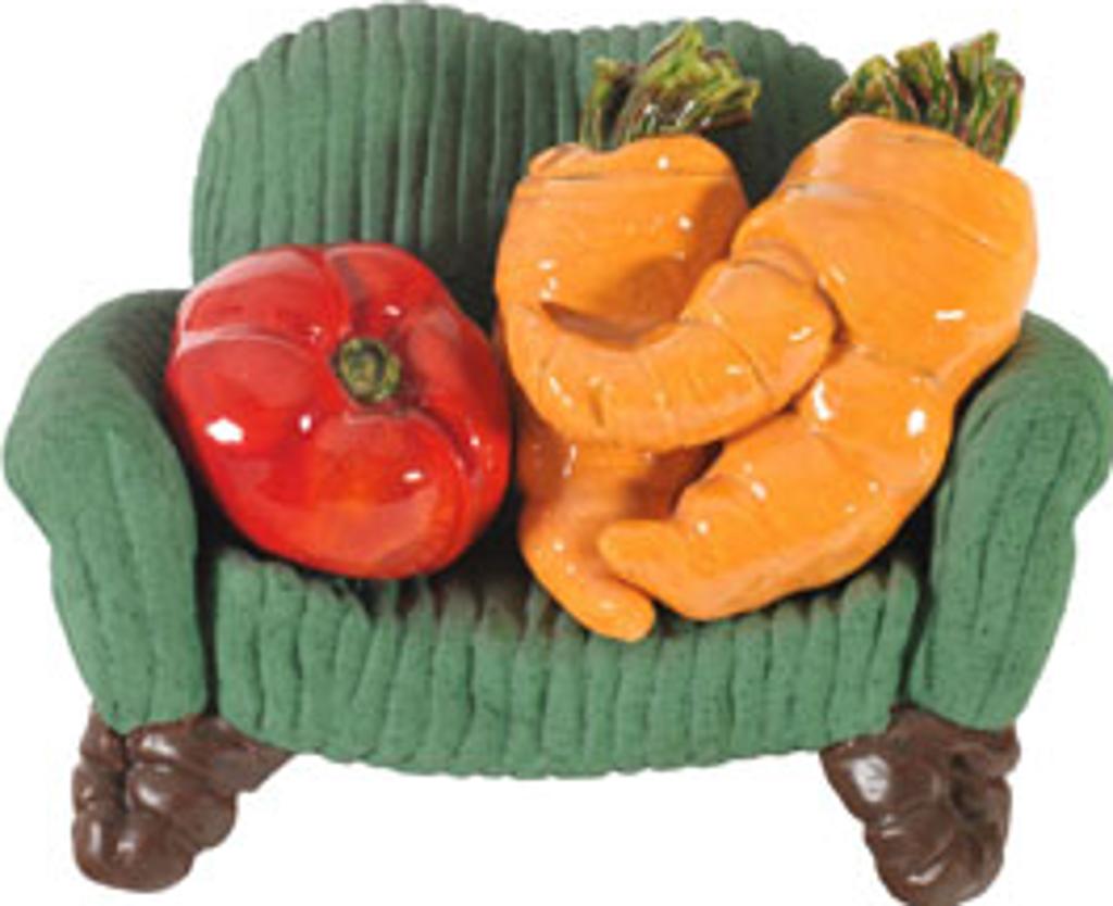 Victor Cicansky (1935) - Carrots and Tomatoes on a Couch