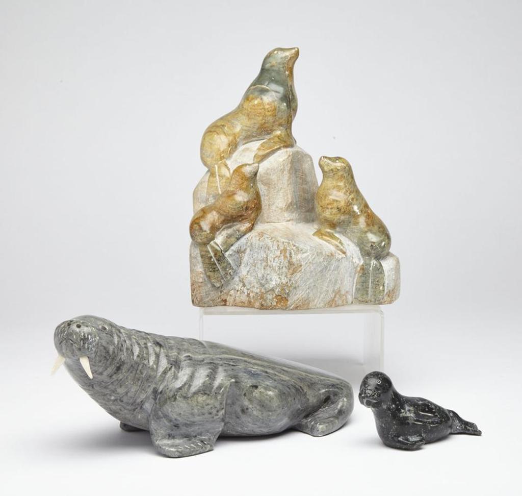 Davidee Sappa (1930) - Seal; Walrus; Three Basking Seals