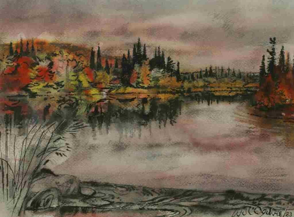 William (Will) Abernethy Ogilvie (1901-1989) - Still Morning - Algonquin (1983)