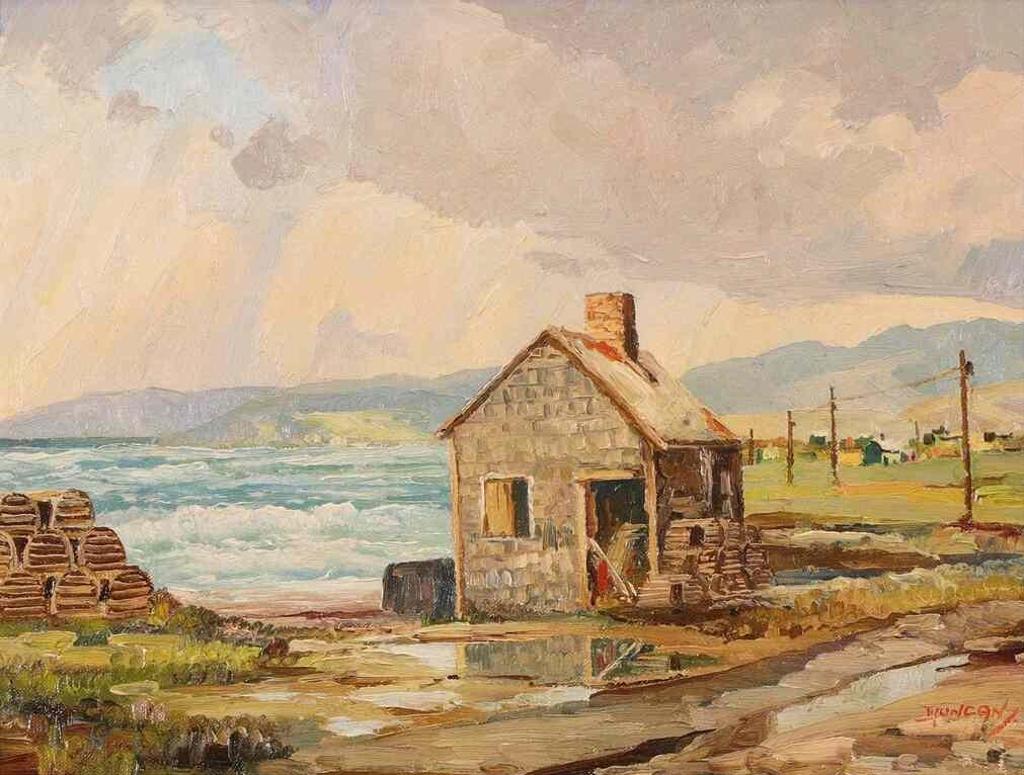 Duncan Mackinnon Crockford (1922-1991) - Belle Cote Beach, Cabot Trail, Nova Scotia; 1973