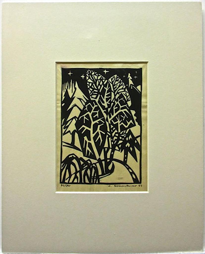 Fritz Brandtner (1896-1969) - Untitled (Trees)