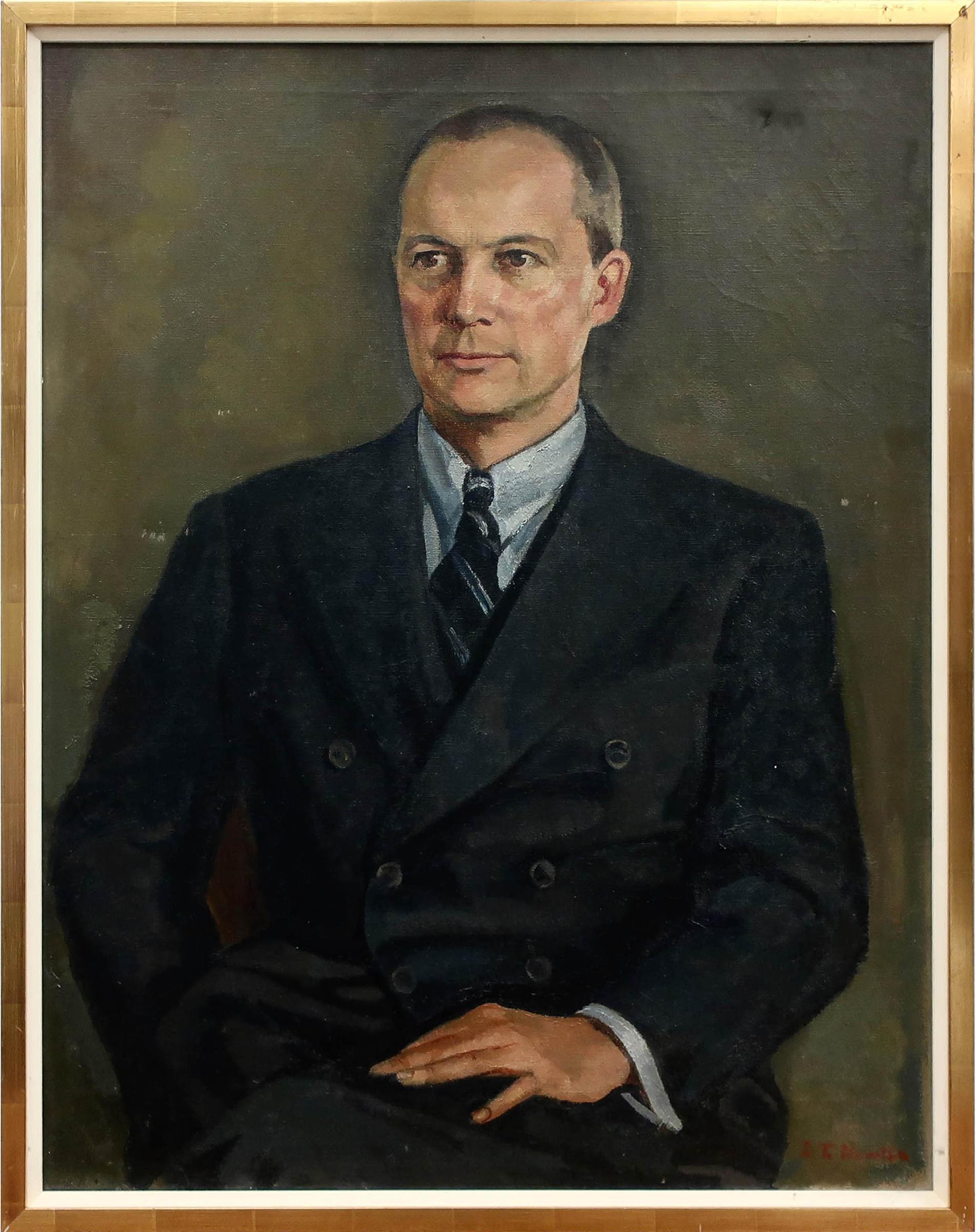 Lilias Torrance Newton (1896-1980) - Portrait Of A Gentleman
