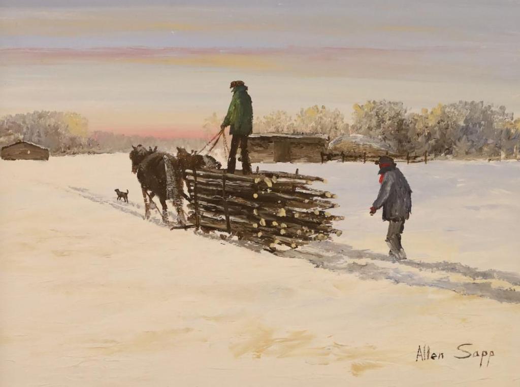 Allen Fredrick Sapp (1929-2015) - Coming Home with a Big Load