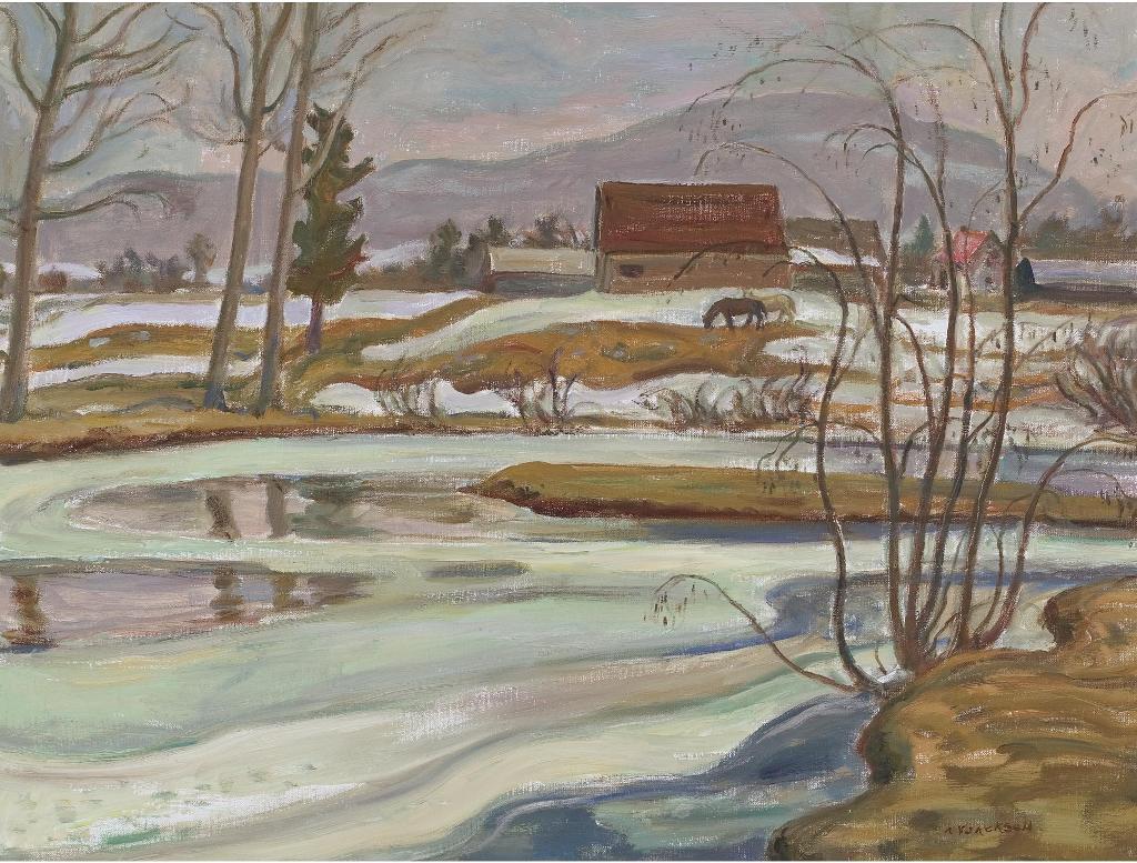Alexander Young (A. Y.) Jackson (1882-1974) - Spring Flood - Poltimore