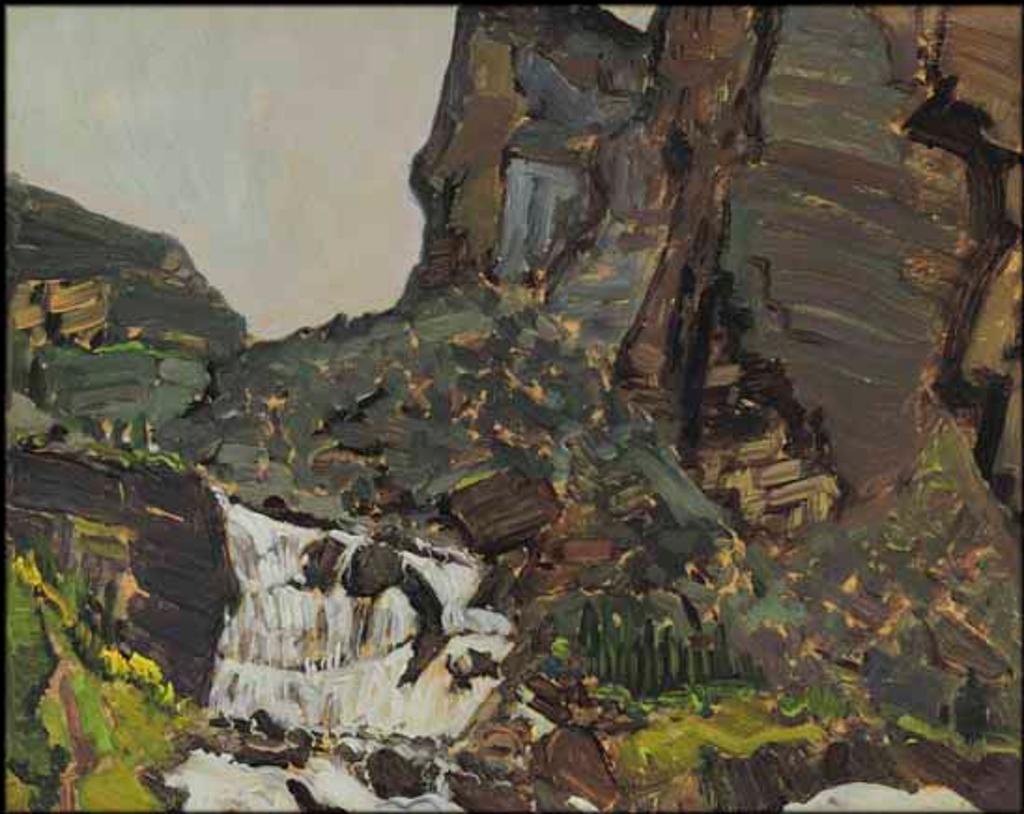 James Edward Hervey (J.E.H.) MacDonald (1873-1932) - Mountain Stream