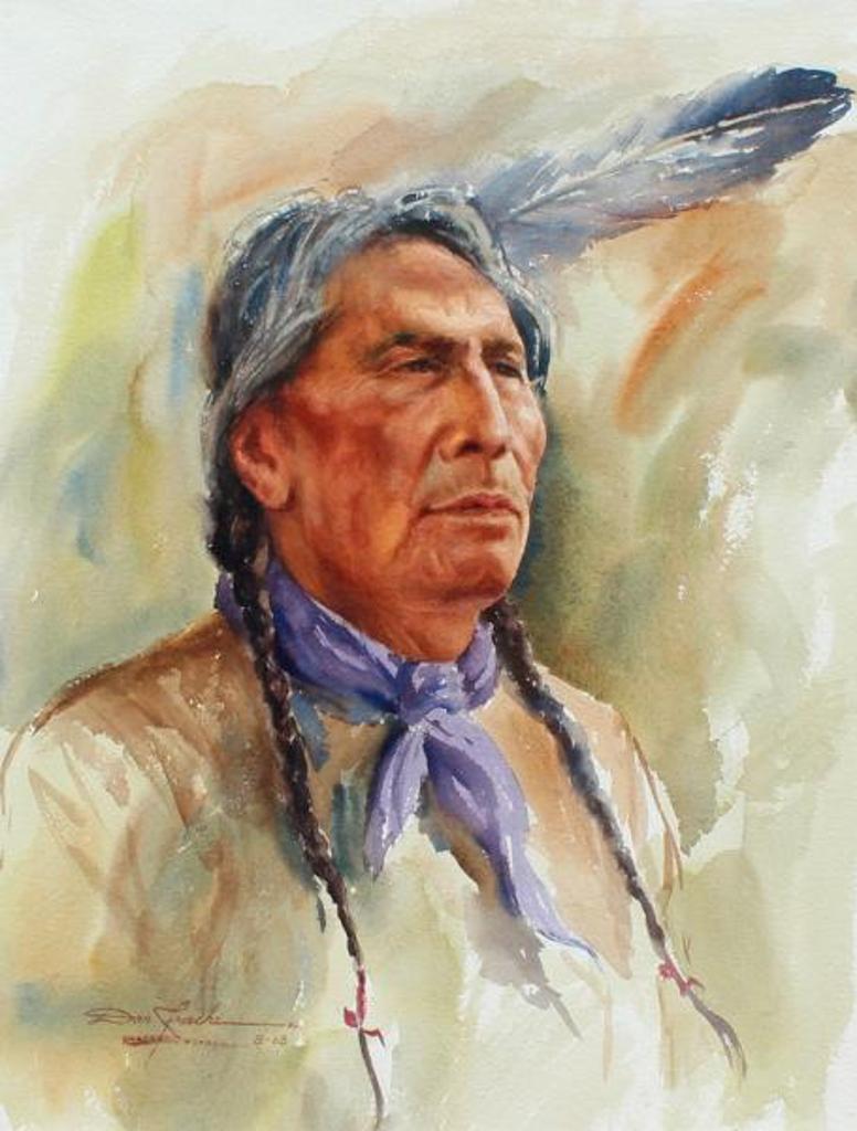 Don Frache (1919-1994) - Indian Portrait; 1968
