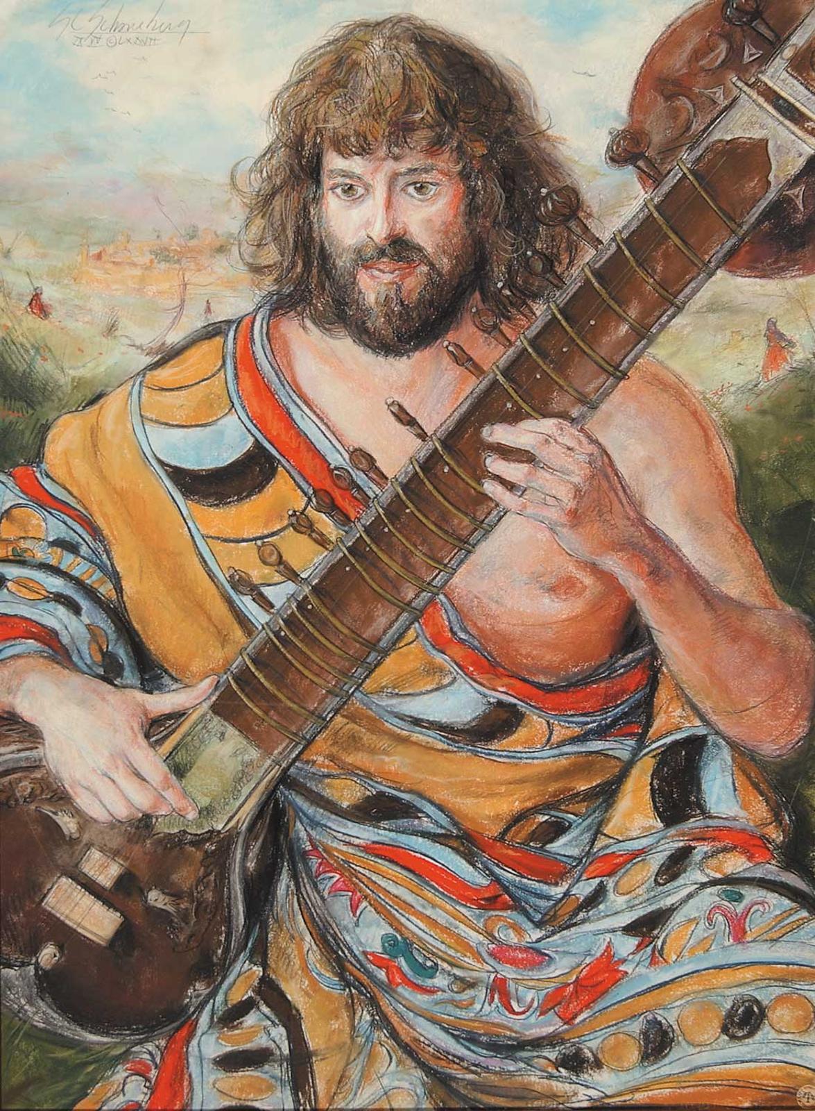 Sheldon C. Schoneberg - Untitled - Sitar Player