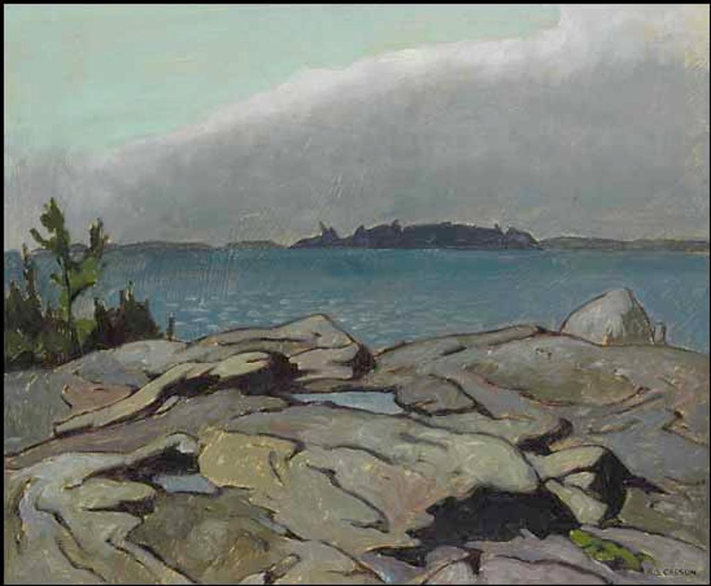 Alfred Joseph (A.J.) Casson (1898-1992) - Rocky Shore - Jacknife Bay