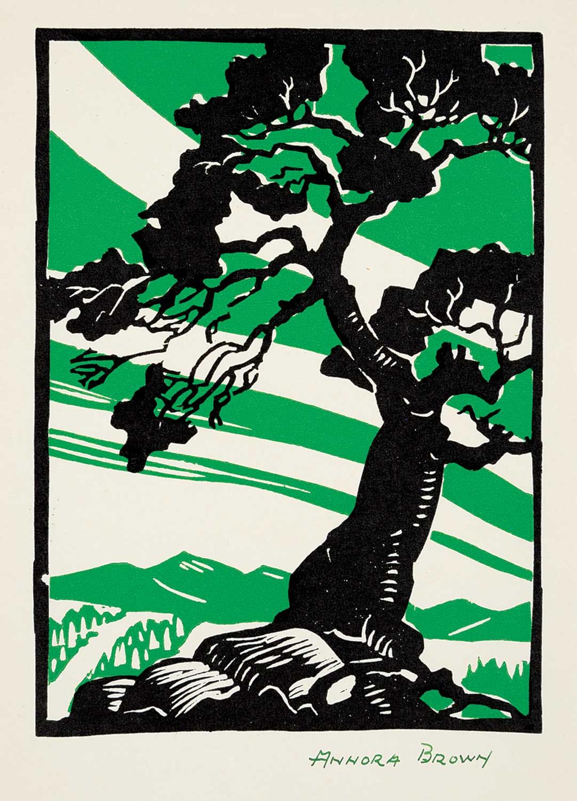 Annora Brown (1899-1987) - Untitled - Burmis Tree [The Pass]