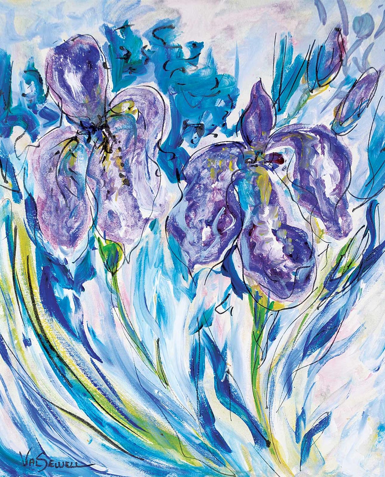 Val Sewell - Untitled - Irises