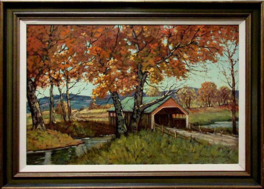 Bruce Mitchell (1912-1995) - The Covered Bridge