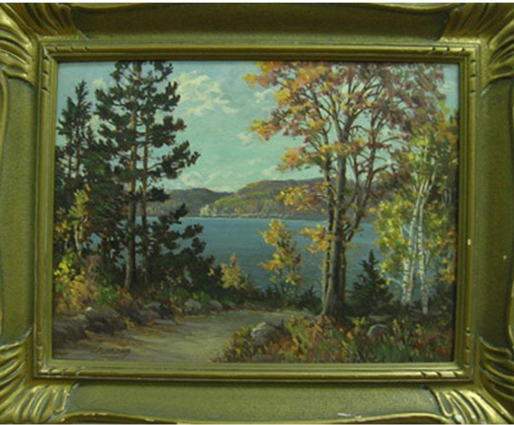 Otto Planding (1887-1964) - Fall Lake View
