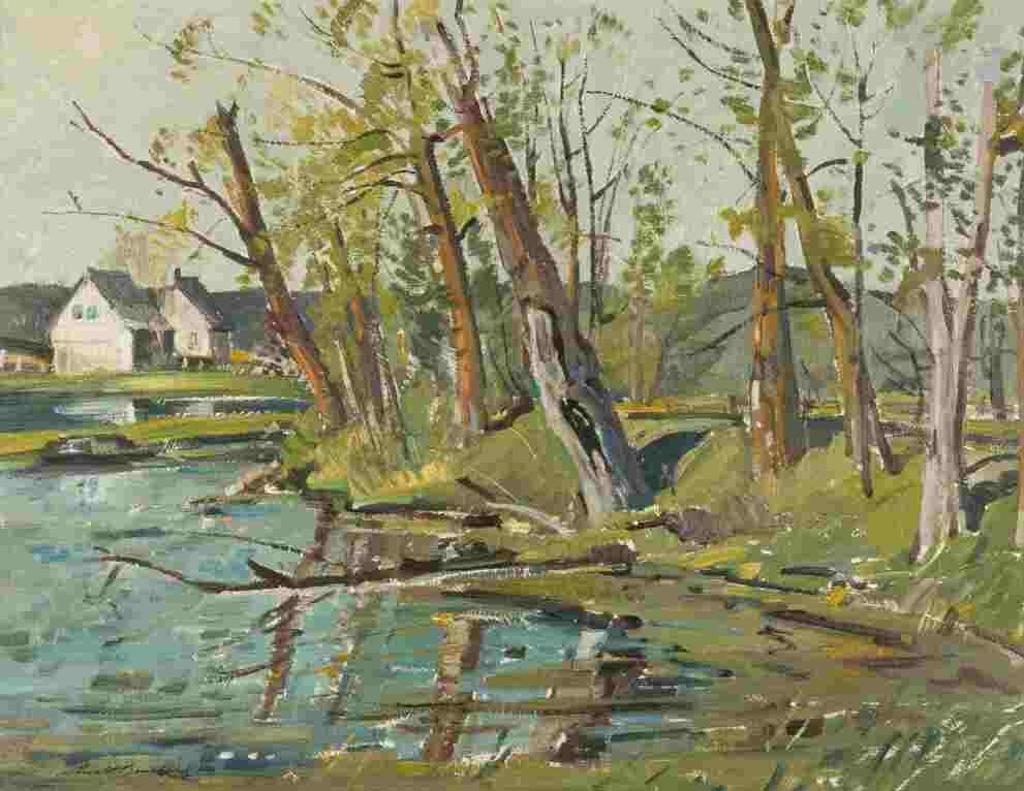 Lorne Holland George Bouchard (1913-1978) - The Pond, Baie St. Paul