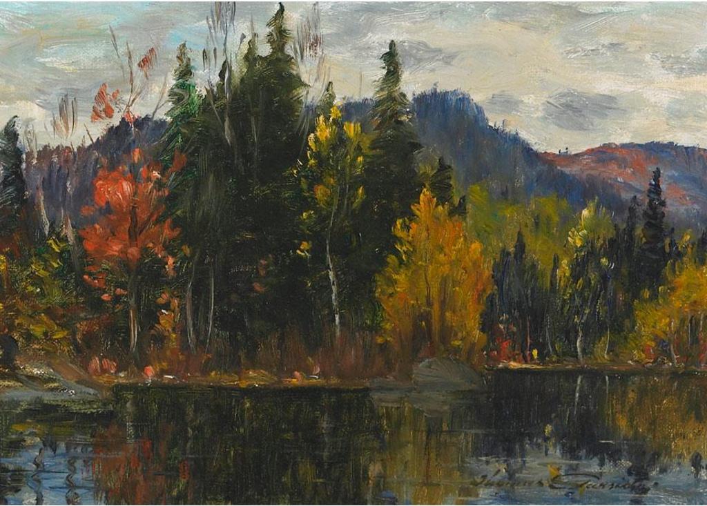 Thomas Hilton Garside (1906-1980) - Autumn Lake