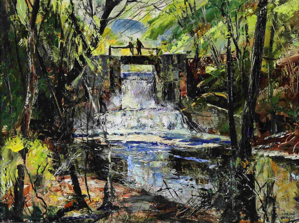 John Adrian Darley Dingle (1911-1974) - The Mill Race In May, Near Streetsville