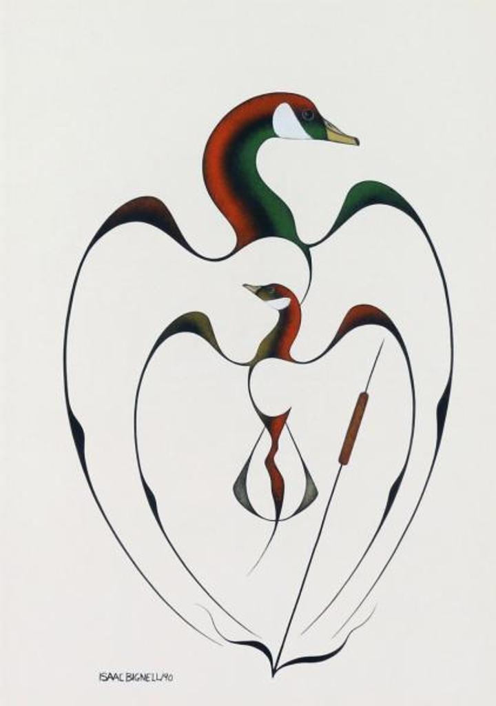 Isaac Bignell (1960-1995) - Bird Spirit; 1990