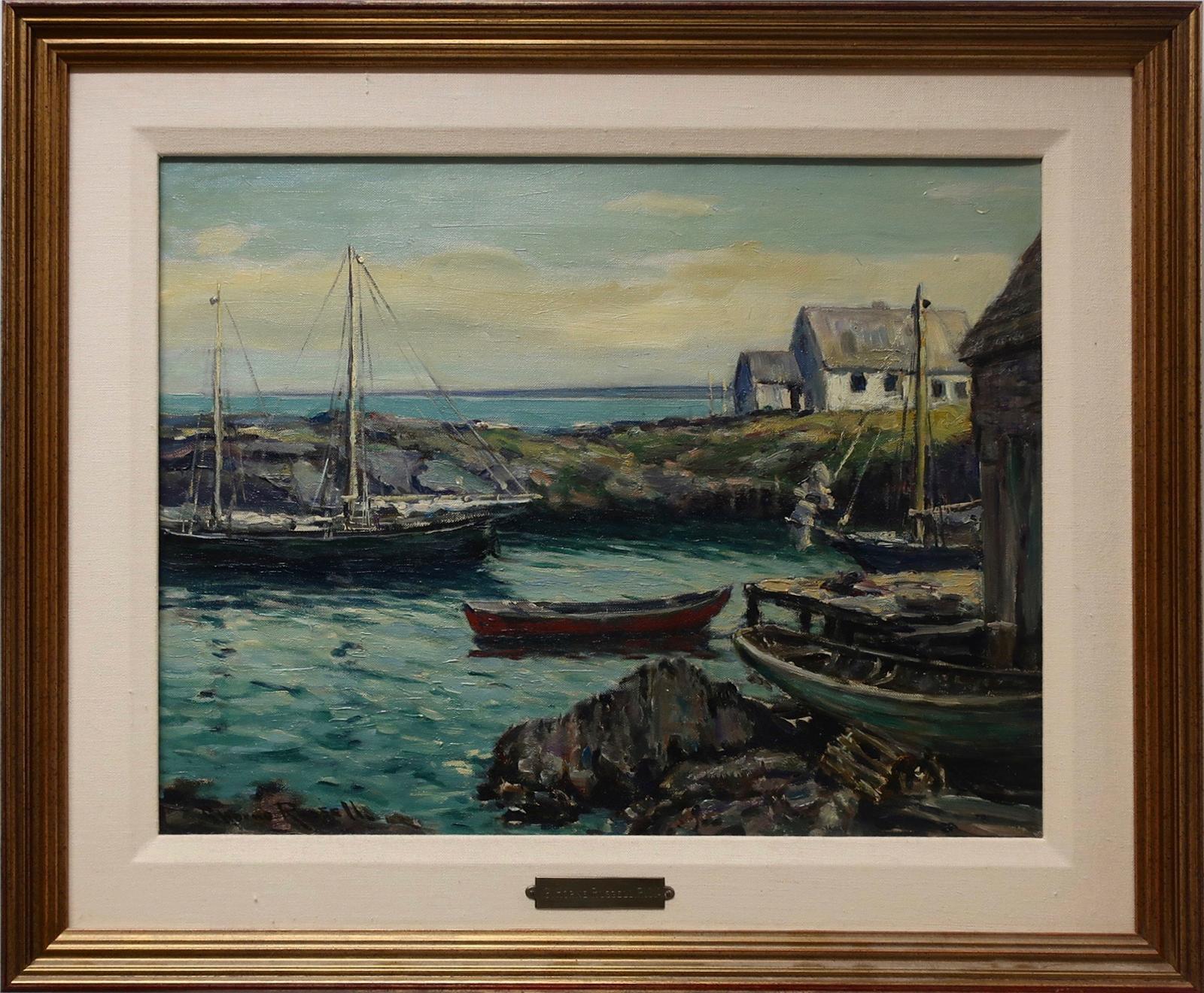 George Horne Russell (1861-1933) - Harbour Near Peggy's Cove