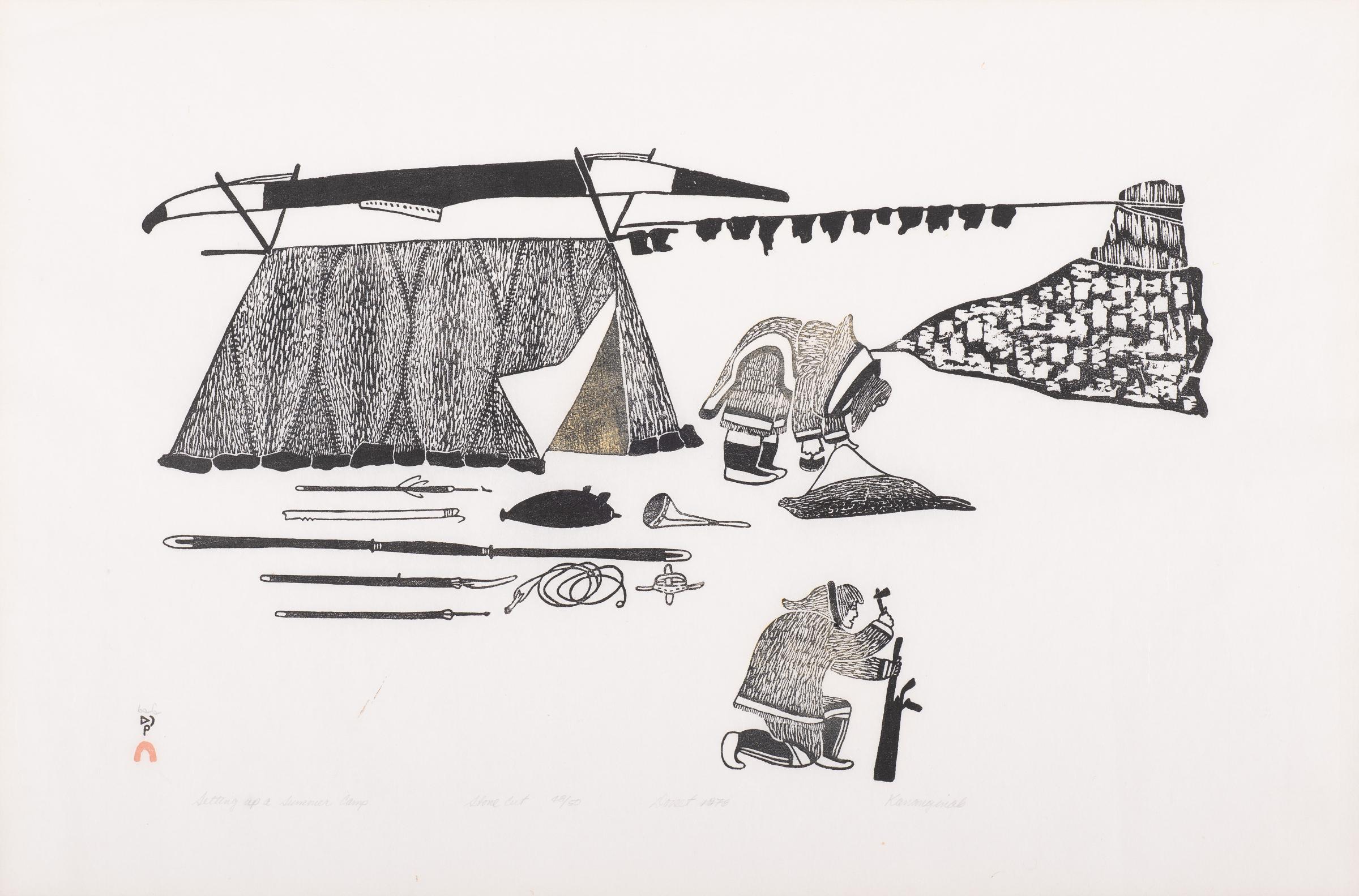 Kananginak Pootoogook (1935-2010) - Untitled