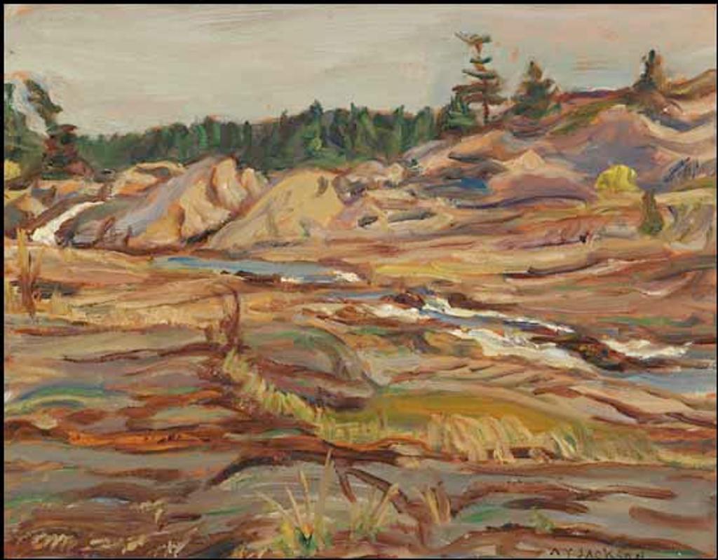 Alexander Young (A. Y.) Jackson (1882-1974) - Moon Falls, Georgian Bay