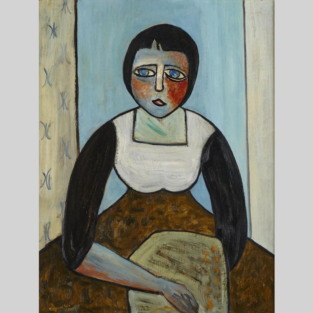 Florence Gertrude Vale (1909-2003) - Seated Girl