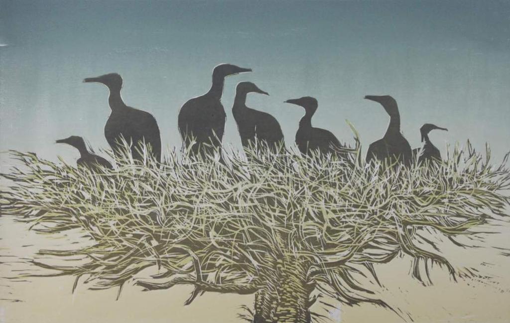 Sam Black (1913-1998) - Cormorants