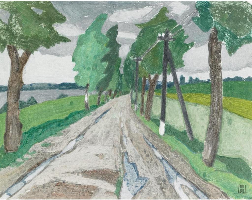 Helmut Gransow (1921-2012) - Road After Rain, 1952