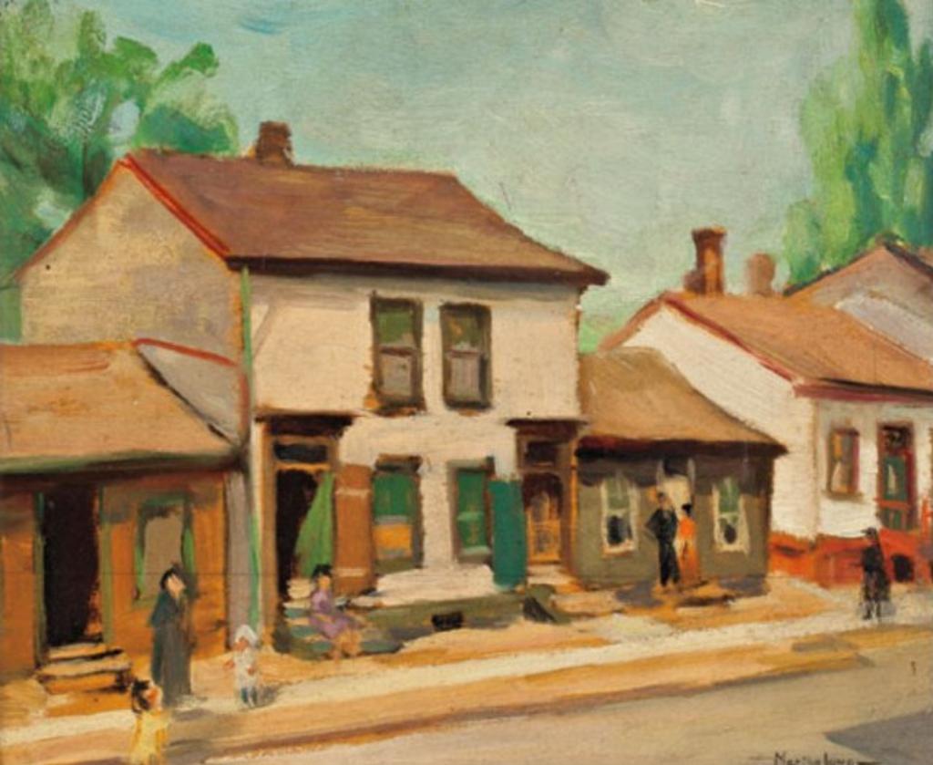 Marion Long (1882-1970) - Old Houses, Bay St