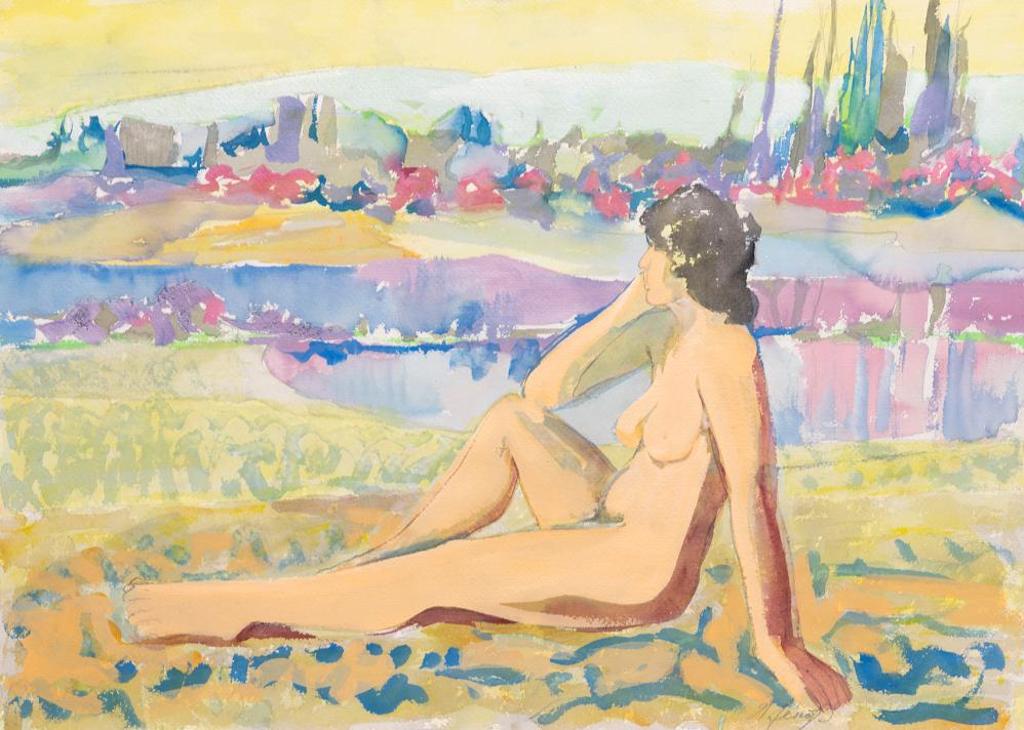 Gerald Jessop (1947) - By a Pond