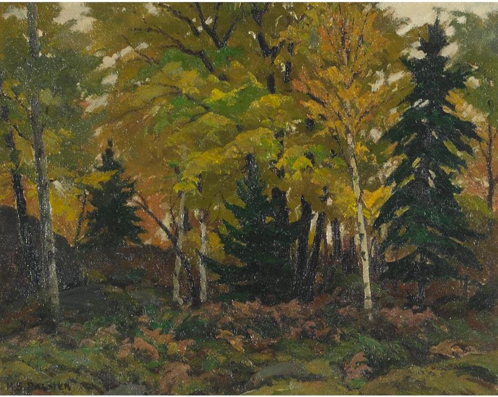Herbert Sidney Palmer (1881-1970) - Autumn Trees And Ferns