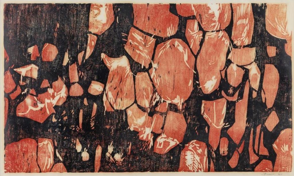 Brian Richard Fisher (1939-2012) - Woodcut Number one