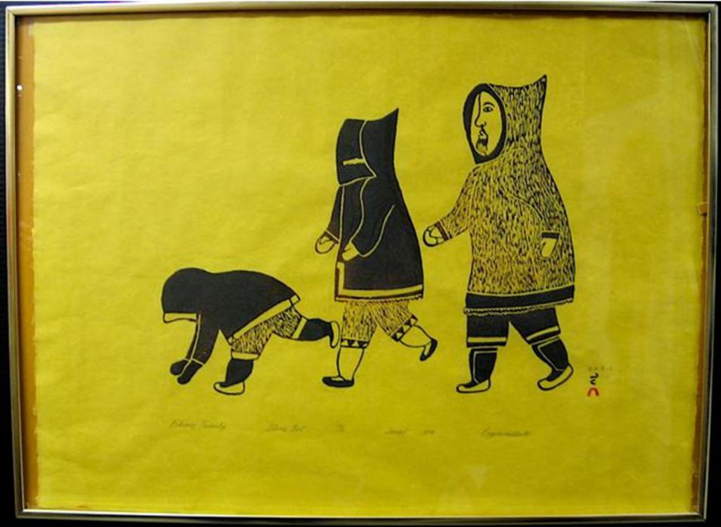 Eegyvudluk Pootoogook (1931-1999) - Eskimo Family