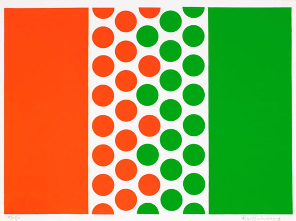 Bertram Charles (B.C.) Binning (1909-1976) - Abstract - Orange and Green