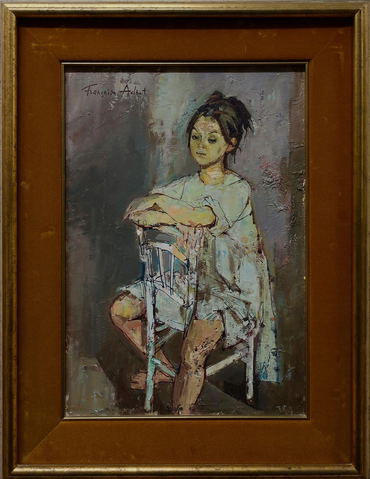 Françoise Adnet (1924-2014) - Colette In A Pensive Mood