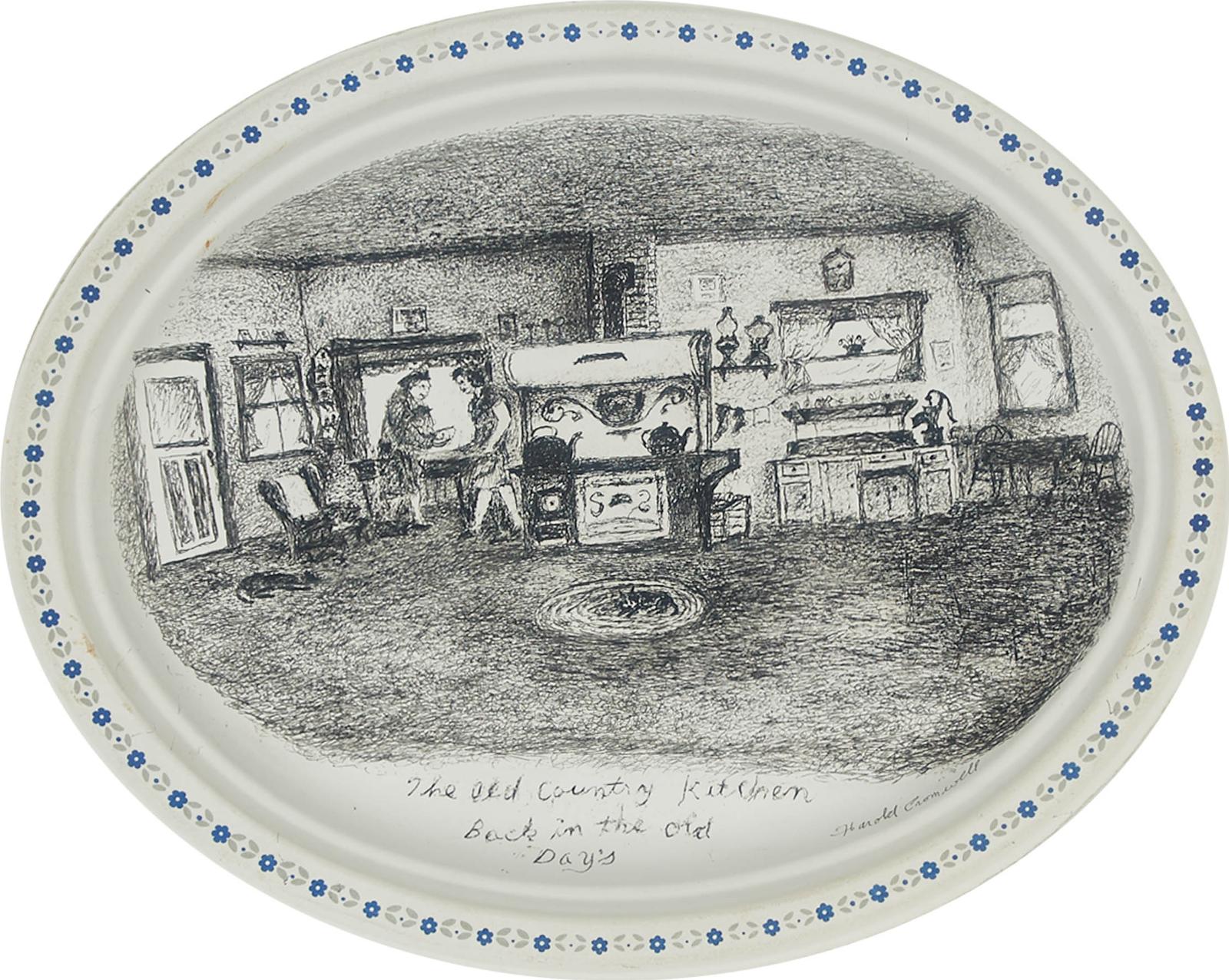 Harold Cromwell (1919-2008) - The Old Country Kitchen Back In The Old Days