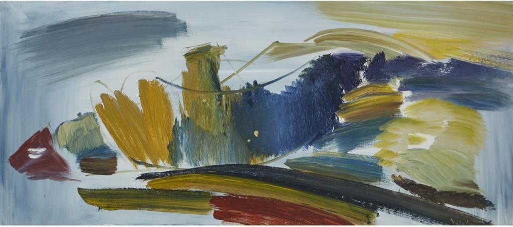 Ivon Hitchens (1893-1979) - A House Under Hills, 1963