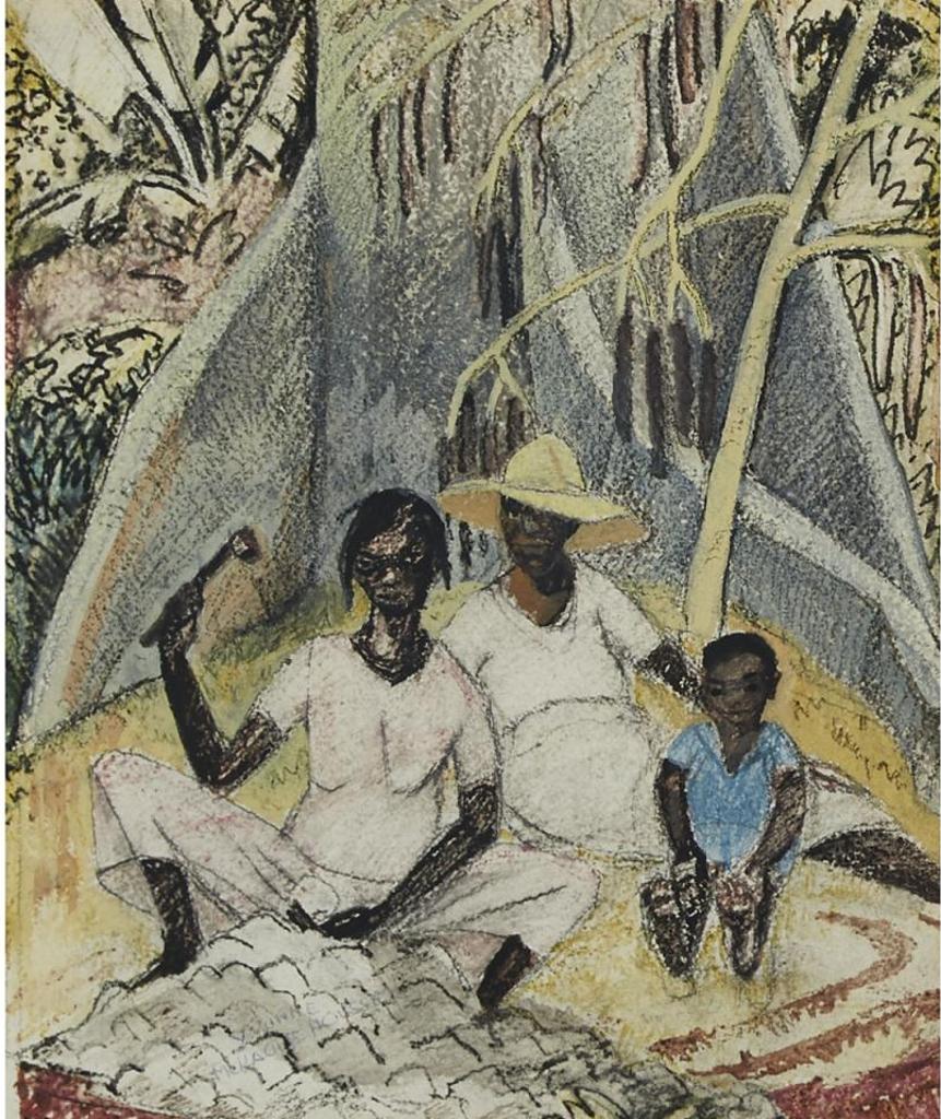 Yvonne Mckague Housser (1897-1996) - Road Work, Jamaica
