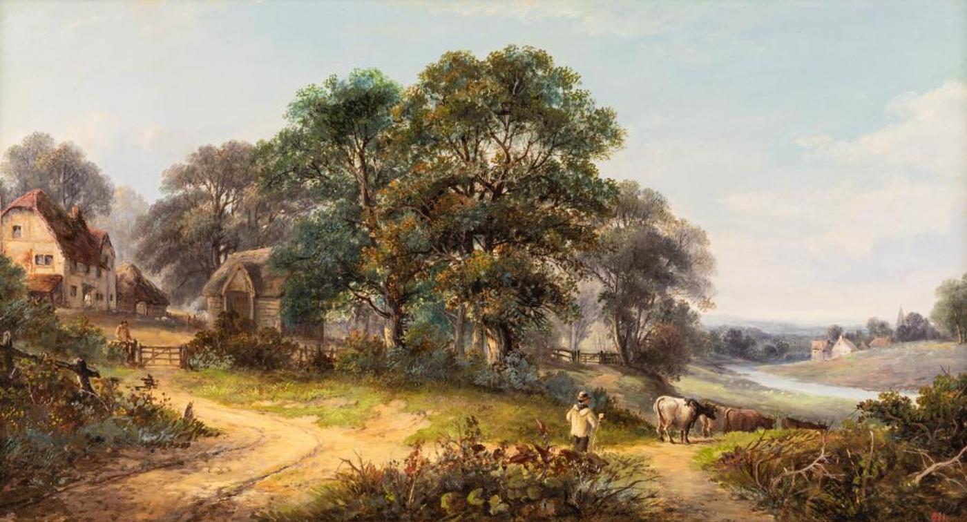 John Mindell (1818-1875) - Untitled - Farmstead