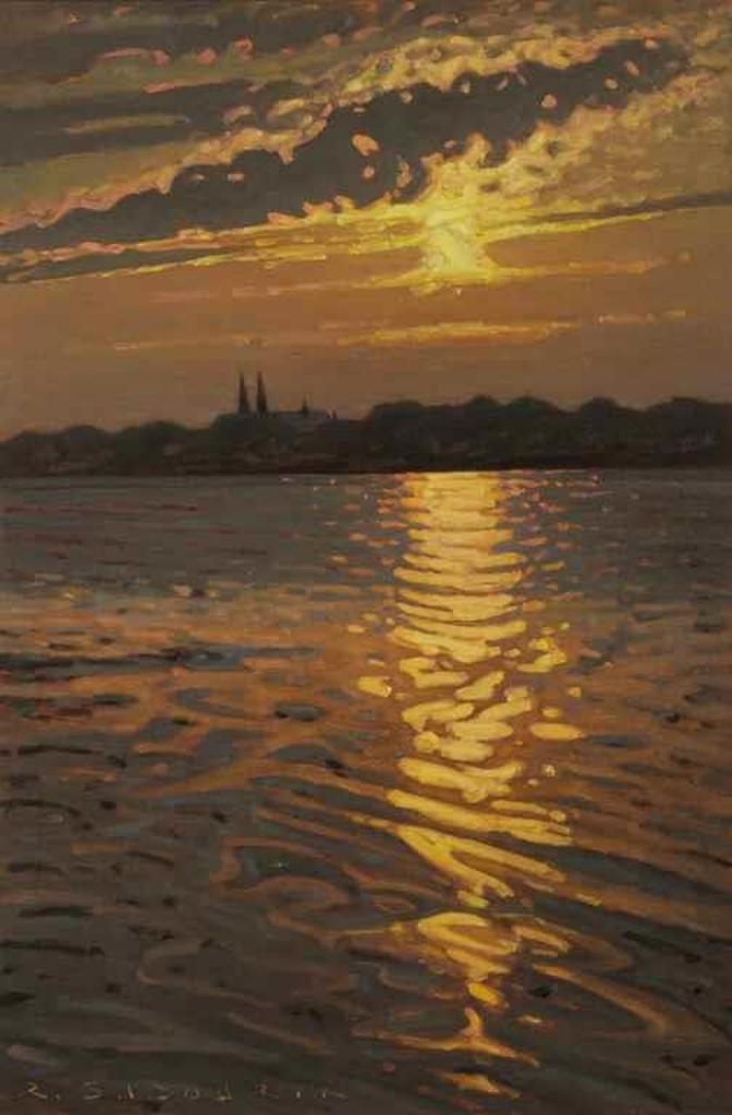 Réal Sabourin (1950) - Crepuscle (St. Antoine sur Richelieu)