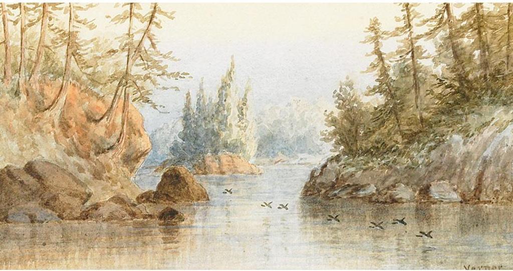 Frederick Arthur Verner (1836-1928) - Lake Chebatiohoun