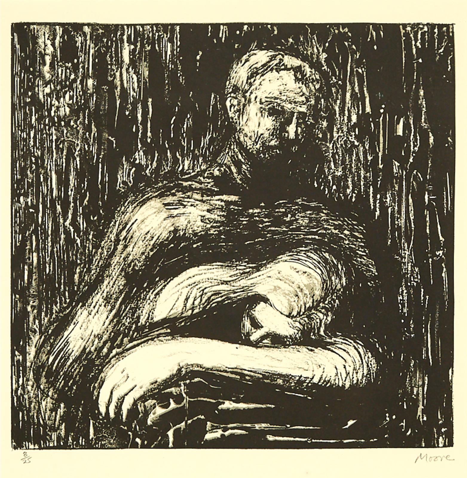 Henry Spencer Moore (1898-1986) - Lullaby (From Auden Poems), 1973 [cramer, 271]