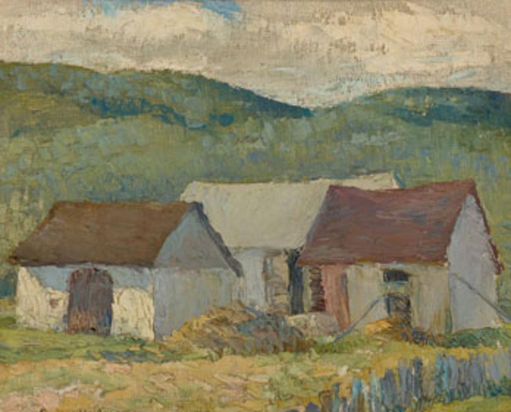Simone Marie Yvette Hudon (1905-1984) - Paysage rural