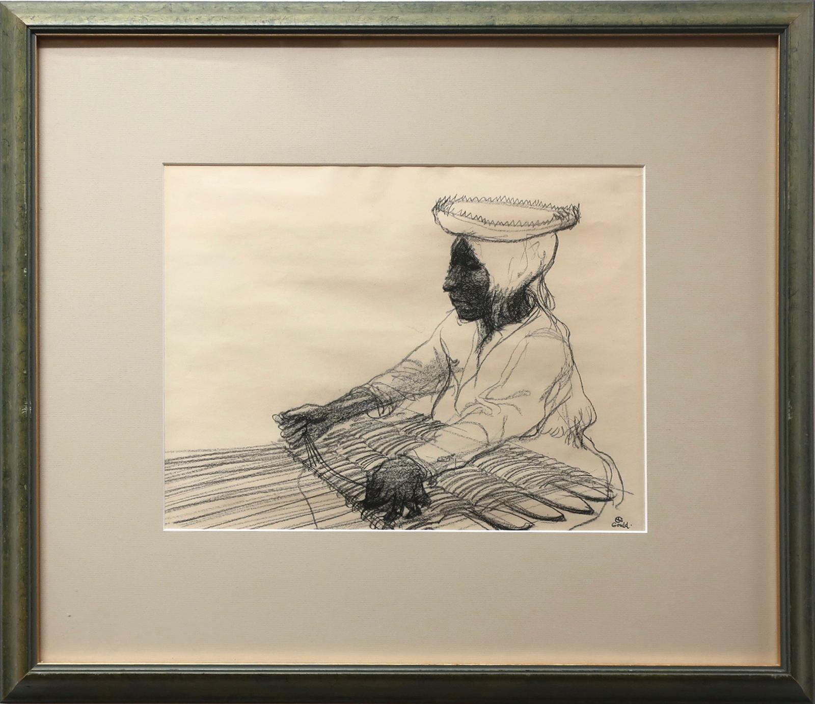 John Howard Gould (1929-2010) - Untitled (The Weaver)