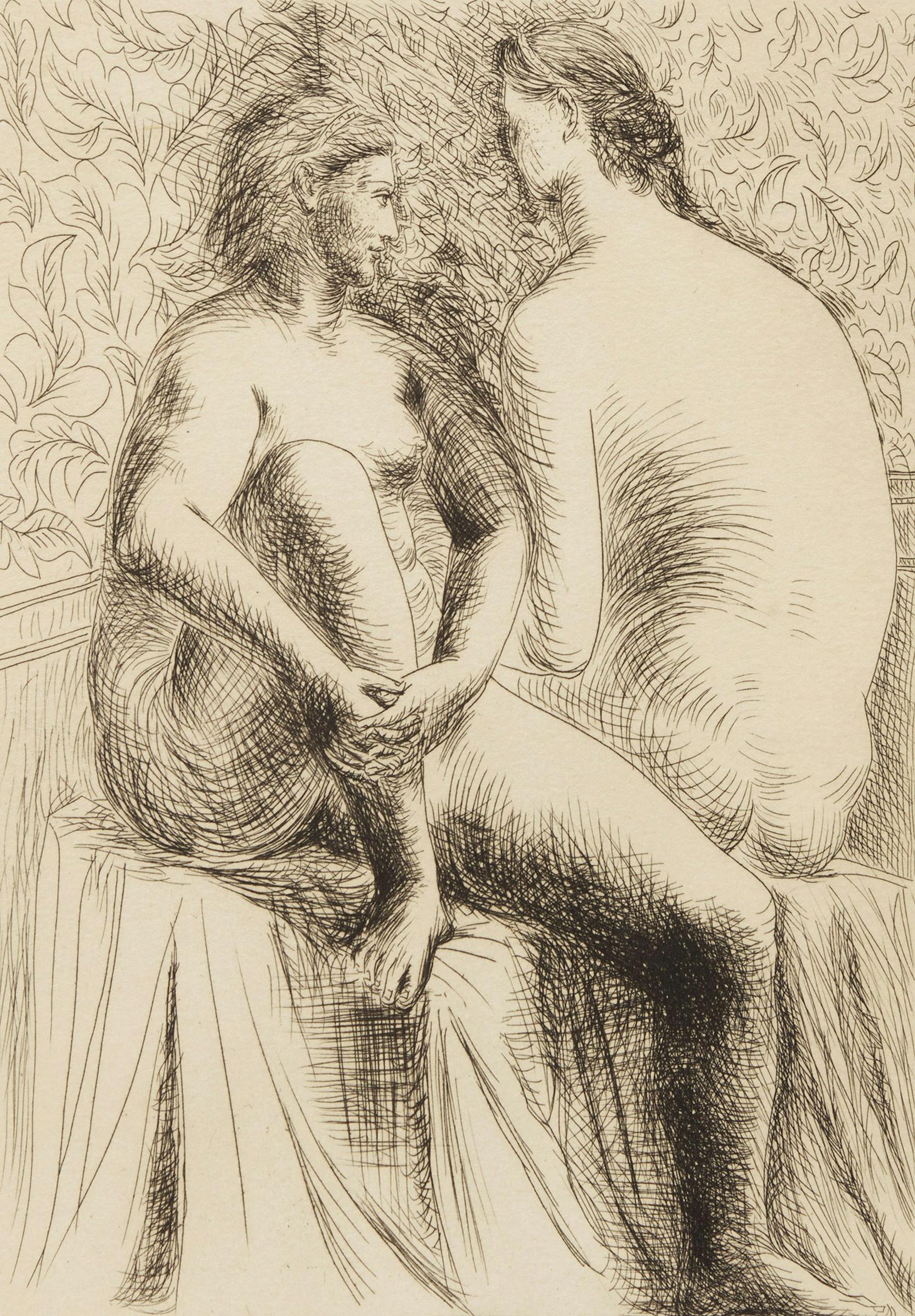 Pablo Ruiz Picasso (1881-1973) - Deux femmes nues II (Bloch 132, Baer 199)