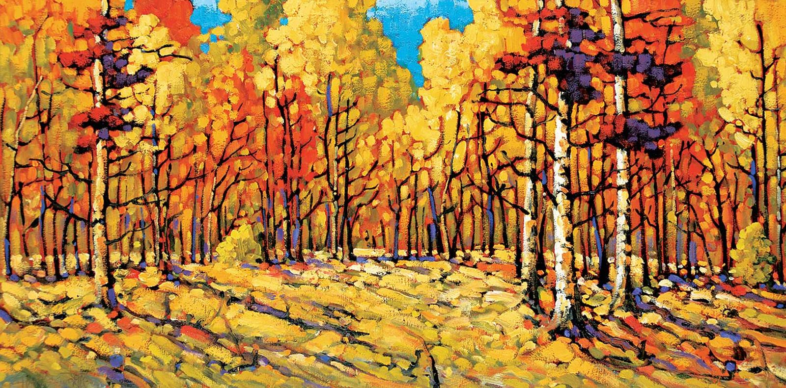 Rod Charlesworth (1955) - The Peak of Autumn, Near Bragg Creek