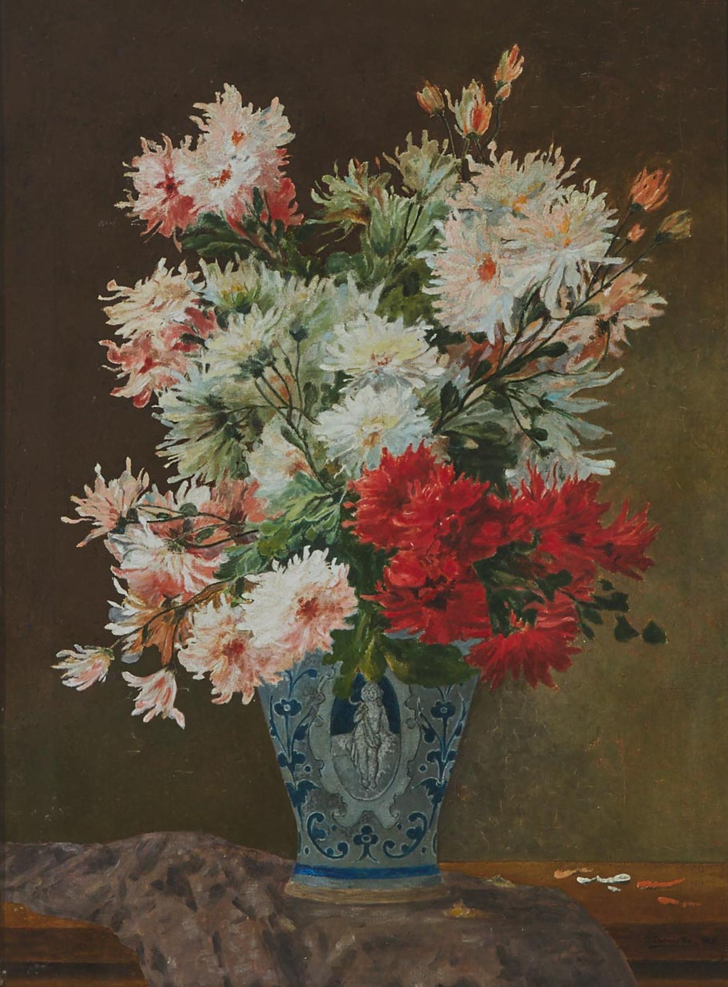 Omer Dierickx (1863) - Le Bouquet De Fleurs, 1928