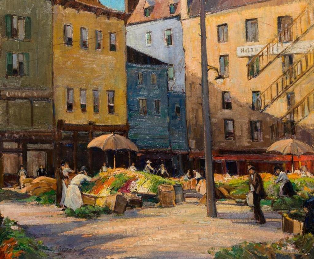 Leonard Brooks (1888-1955) - Quebec Market