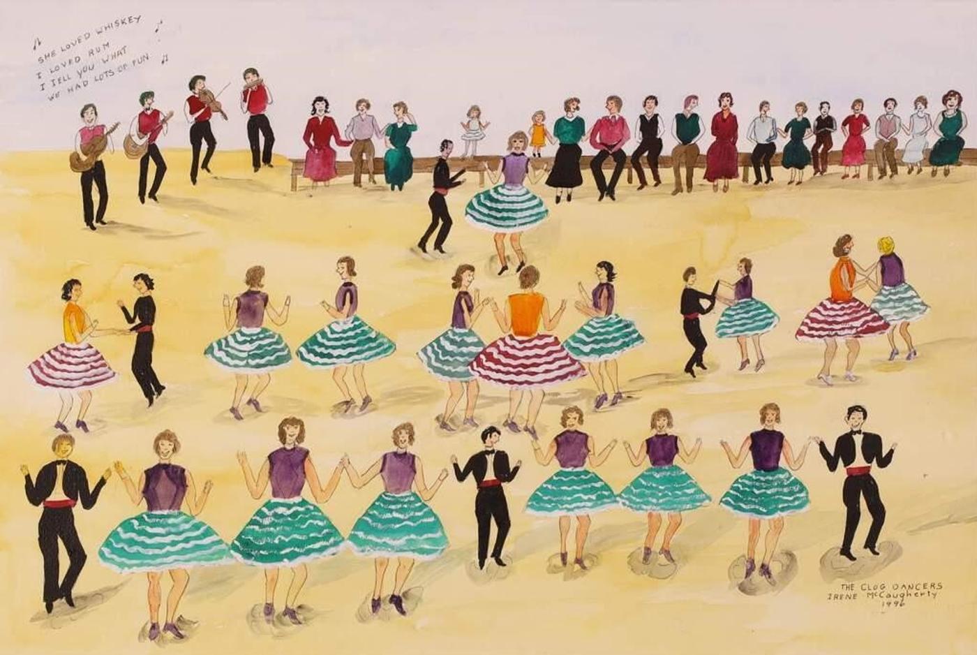 Irene E. McCaugherty (1914-1996) - The Clog Dancers; 1996