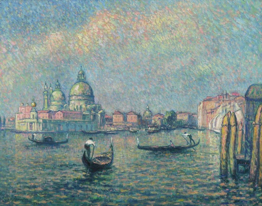 Franklin Milton Armington (1876-1941) - Grand Canal, Venice; 1936